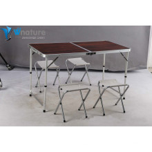 Mobilier de camping - Ensemble de table et chaise de camping en aluminium